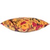 Eyes of India Velvet Floral Flower Bird Throw Pillow Sofa