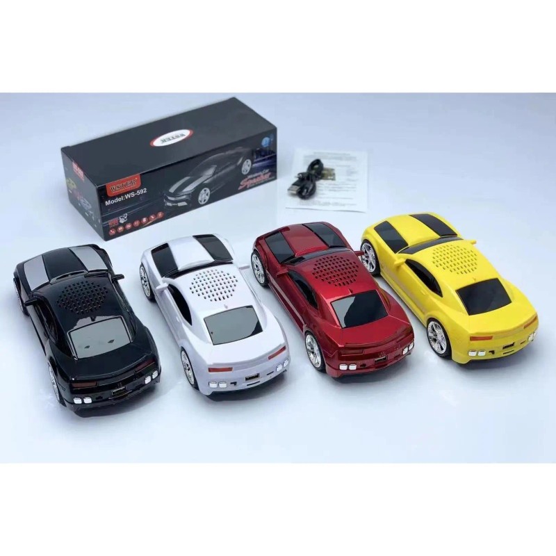 American Race Car Coupe Portable Bluetooth Speaker With LED Lights