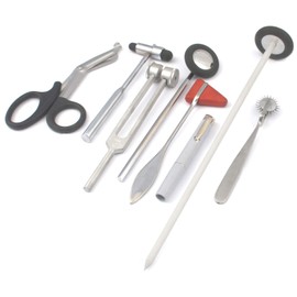 AAPROTOOLS Set of 8 PCS Reflex Taylor BABINSKI Queen Square Buck Hammer Pinwheel PENLIGHT Tuning Fork C 128 EMT Shear A+ Quality