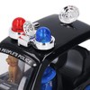 Policeman Car Toy Strong Alloy Detailed Texture Lights Sound Effect