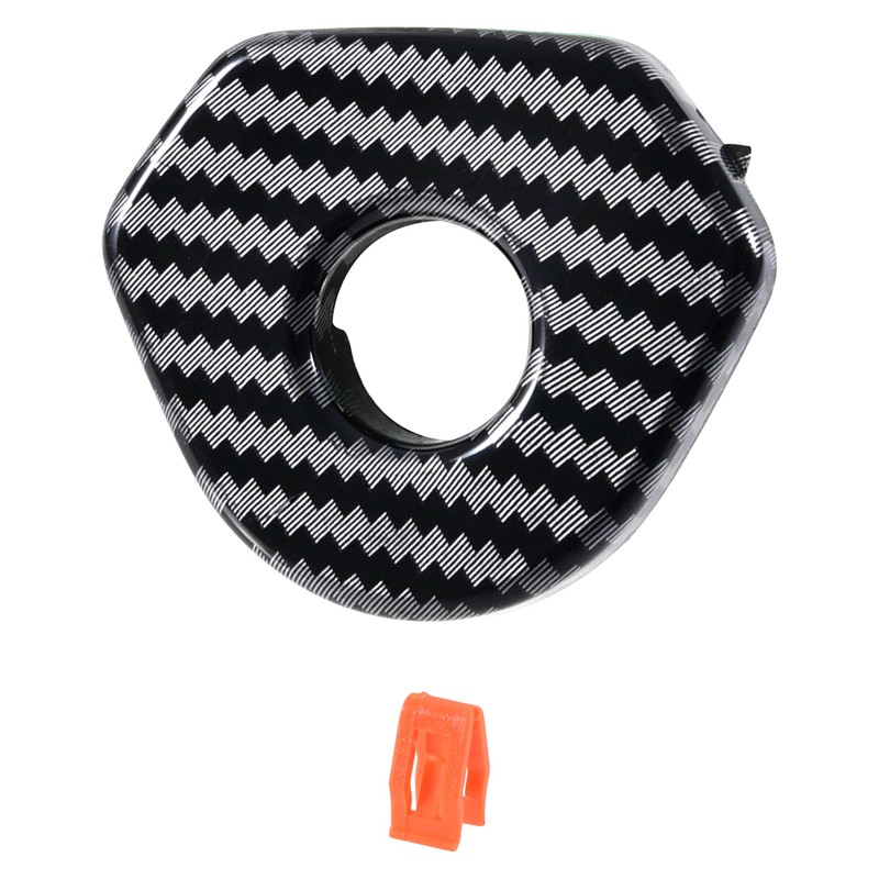 VEISUTOR Ignition Switch Cover for Street Glide 24-25, Carbon Fiber
