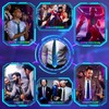 XGOOD Light Up Tie Rechargeable Fiber Optic Fabric Led Tie