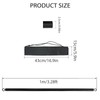 1m Resistance Band Bar Detachable 3 Sections Pilates Bar Heavy-duty