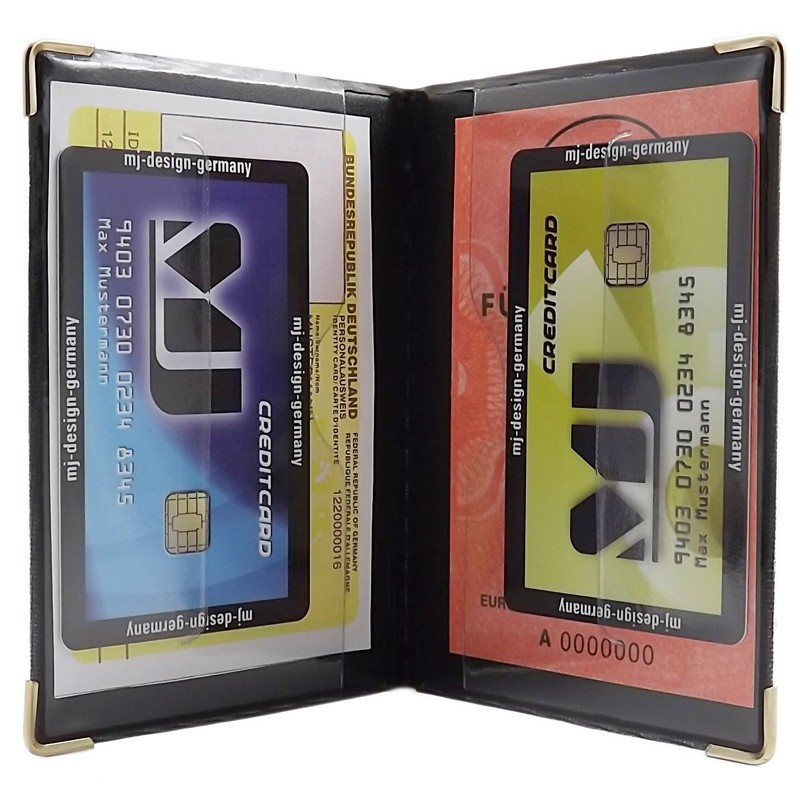 Exclusive ID and Credit Card Holder With Metal Corners 4