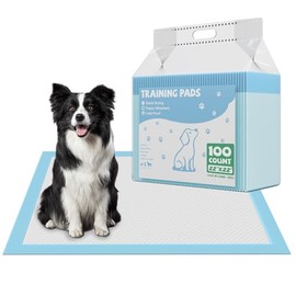 DUMOS 100 Count Puppy Pads for Dogs, 22" x 22" Potty Puppy Training Pad, Dog Cat Pee Pads, Super Absorbency Disposable Pet Leakproof Quick Drying Pad
