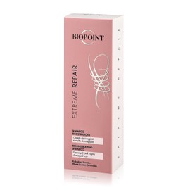 Biopoint Extreme Repair Shampoo for Reconstruction with Keratin, Strengthening and Restorative Effect, Gently Cleans and Regenerates Hair, 200 ml