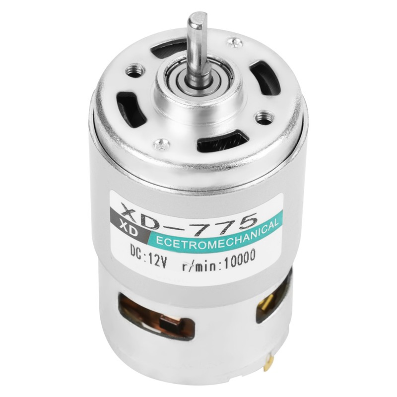 XD-775 12V High Speed Low Noise Double Ball Bearing Brush