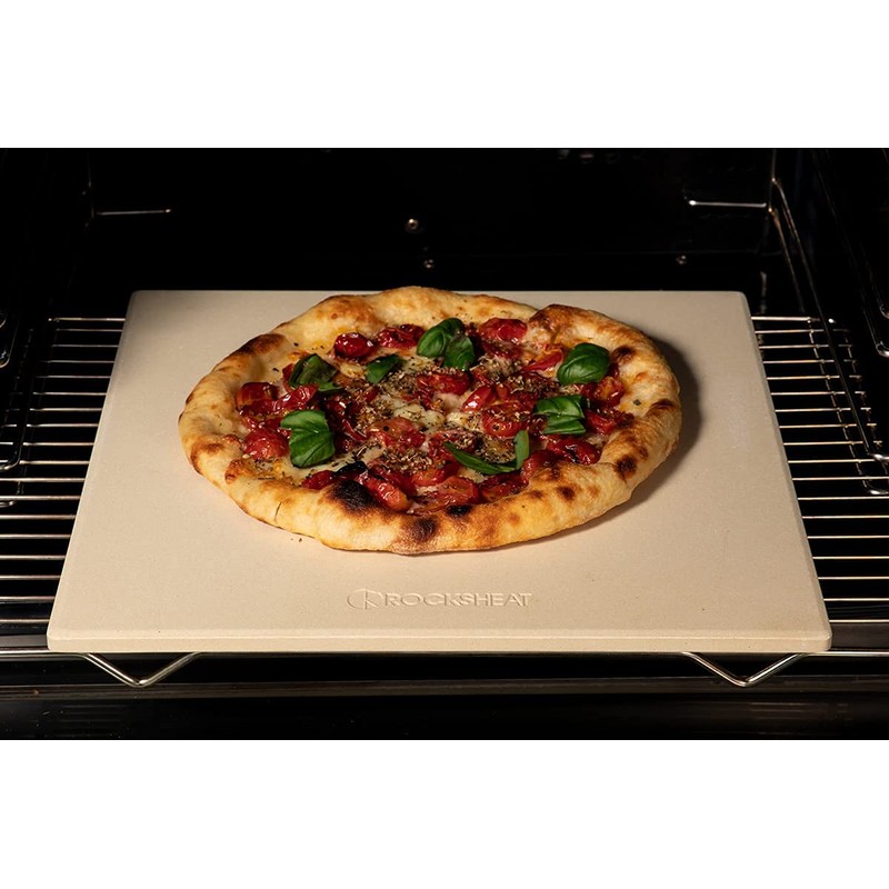 13.2" x 13.2" x 0.4" Square Cordierite Pizza Baking Stone
