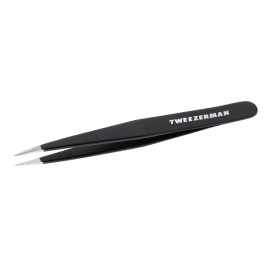 Tweezerman 트위저만 스테인리스 스틸 포인트 핀셋 - 눈썹 정밀 얼굴 및 인그로운 제모(한밤 하늘) [Classic Stainless] Tweezerman Stainless Steel Precision Tweezers - Eyebrow Precision Facial and Ingrown Hair Removal (Midnight Sky) [Classic Stainless]