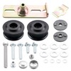 126-7890 Pulleys and Idler Leather Belt Kit Compatible with Toro