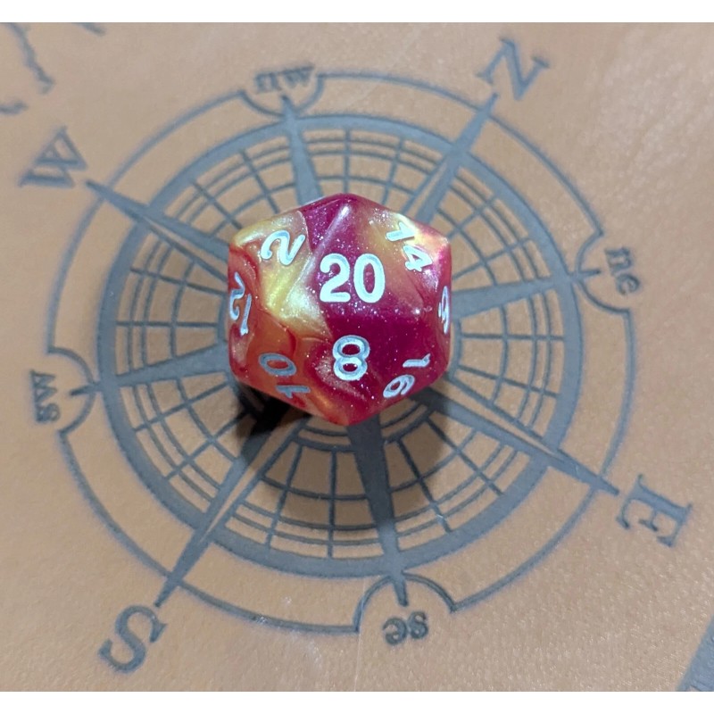 Molten Crown 7 Dice Set Poly RPG DnD Dungeons Dragons