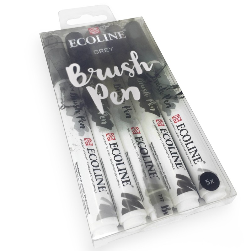 Ecoline Royal Talens Liquid Watercolour Drawing Painting Brush Pens -
