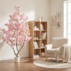 Warmplants 6ft Artificial Cherry Blossom Tree, Fake Sakura Pink Flower