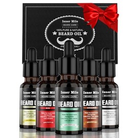 Beard Oil Set Soften, Smooth, Nourish, Strengthen, Birthday Gifts for Men