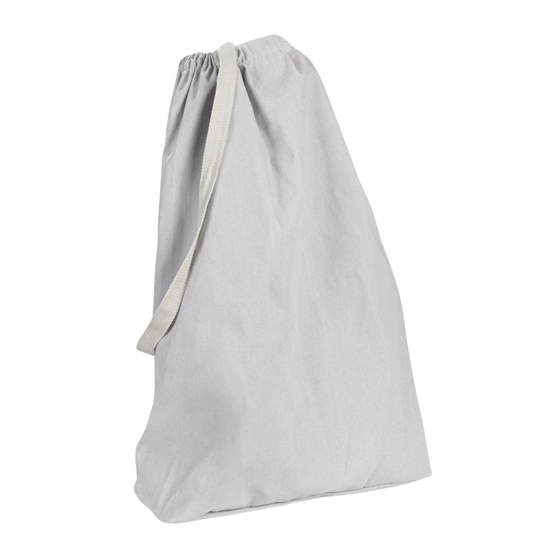 Household Essentials Door Hanging Laundry Bag, Washable Canvas Bag with