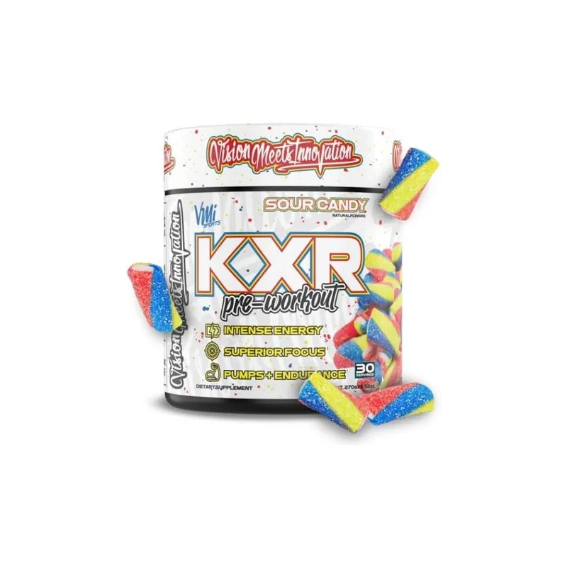Vmi Sports Kxr Pre Entreno 30 Servicios Sabor Sour Candy