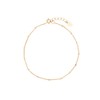 Gold&Deer 14KGP point line bracelet yellow gold / 골드앤디어 14KGP