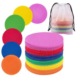 Pack of 30 Carpet Dots Markers for Classroom, Carpet Marker, Floor Carpet Markers for Primary School, Nursery, Classroom, Sports Training, Activities, Games