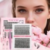 Extensiones Pestañas Diy, Kit De Racimos De Pestañas Mixto