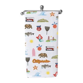 WCGXKO California Gift California State Gift California Eco Gift California Kitchen Decor (Californiat The Towel)