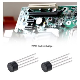 The Lord of the Tools 30 Pieces 2W10 2A 1000V Bridge Rectifier Diodes Axial 2W10 2A 1000 Volt Electronic Component for Experiment Production