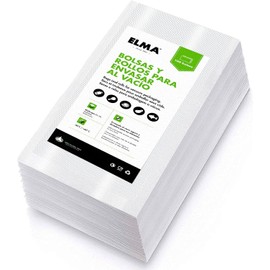 Vacuum Food Bags, Embossed Vacuum Packaging Bags, 100 Pack, 15 x 25 cm