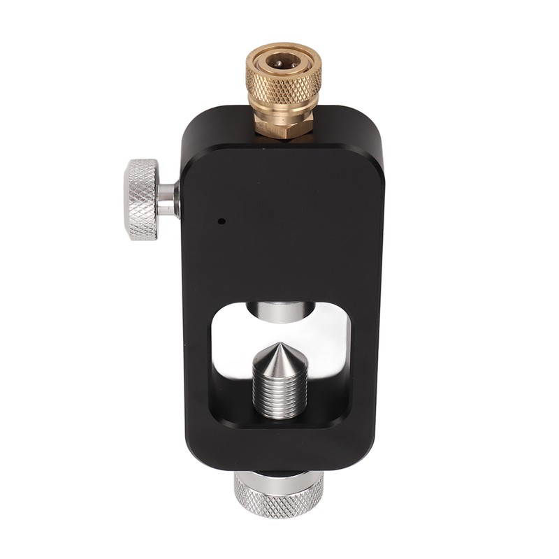 Aluminium Alloy Diving Oxygen Cylinder Refill Adapter Black Anti Rust