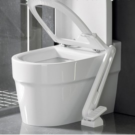 Foot Operated Toilet Lid Lifter, Universal Toilet Cover Lifter Touchless Lid Riser Touch-Free Toilet Pedal Seat Lifter Over Hygienic Bathroom Accessories -Avoid Touching Bending Dirtying Home Office