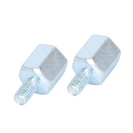 A ABSOPRO Motorcycle Adapter 8mm to 6mm RH Rearview Mirrors Adapter (Set of 2)