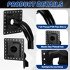 Pushglossy 30 Pack 1/2 Inch PEX Bend Supports with Mounting