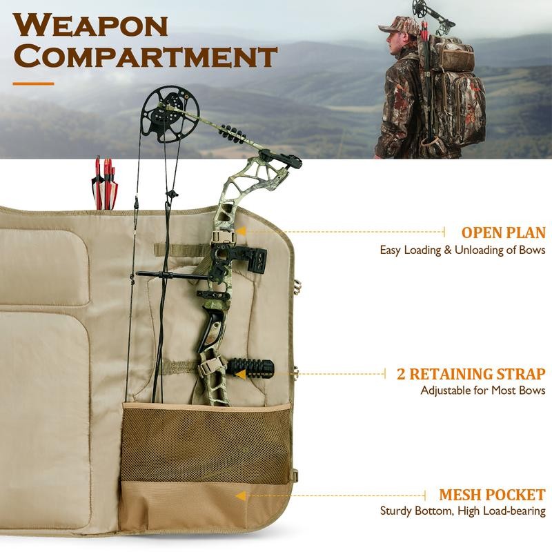 NEW VIEW Bow Hunting Backpack for Men, Camo Backpack with