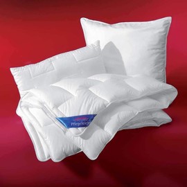 f.a.n. Frankenstolz Schlaf-Gut Utah Cotton Microfibre Pillow Washable Cushion Quilted with Zip 80 x 80 cm