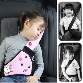 Furforstk Seatbelt Covers 2 Pcs Seat Belt Pads, Seatbelt Covers Kids, Seat Belt Pads for Kids, Kids Car Accessories, Prevent The Seat Belt from Cutting on The Neck and Abdomen (A Pink Jade Rabbit)