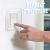 OhLectric Wall Shield - Unbreakable Plastic Wall shield - Single
