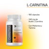 Carnitina 180 cápsulas con 240 mg de ACETIL L CARNITINA