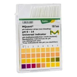 Merck Tiras Indicadoras Ph 0-14 Indicador Univ. C/100 Pzas Merck