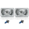 Octane Lighting 4X6 Halogen Semi Sealed Stock Glass H4 Headlight