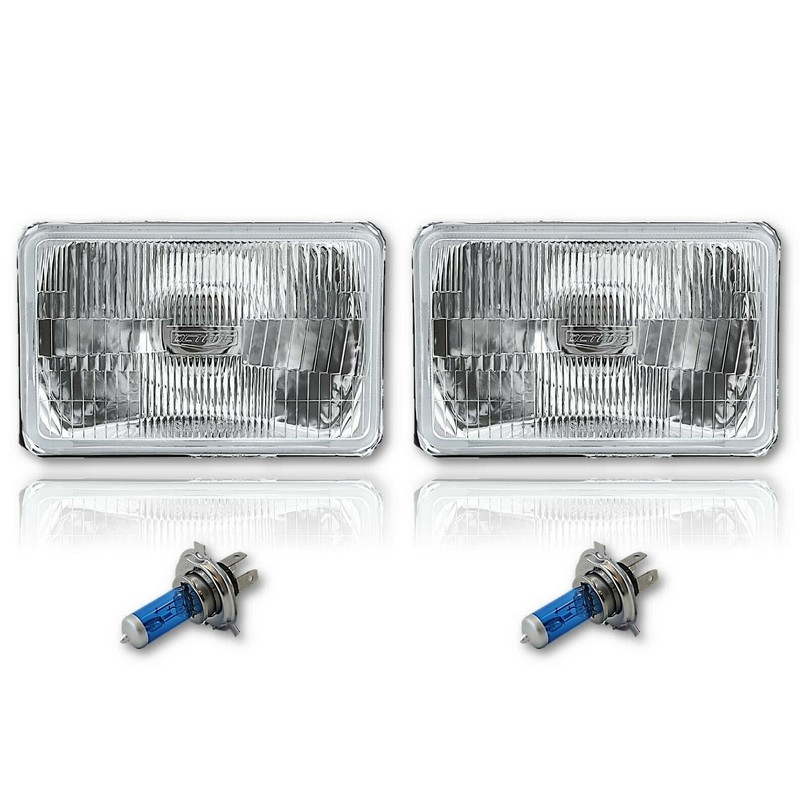 Octane Lighting 4X6 Halogen Semi Sealed Stock Glass H4 Headlight