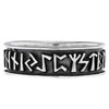 Windalf RUNA Viking Ring 6 mm Runes Good Luck &