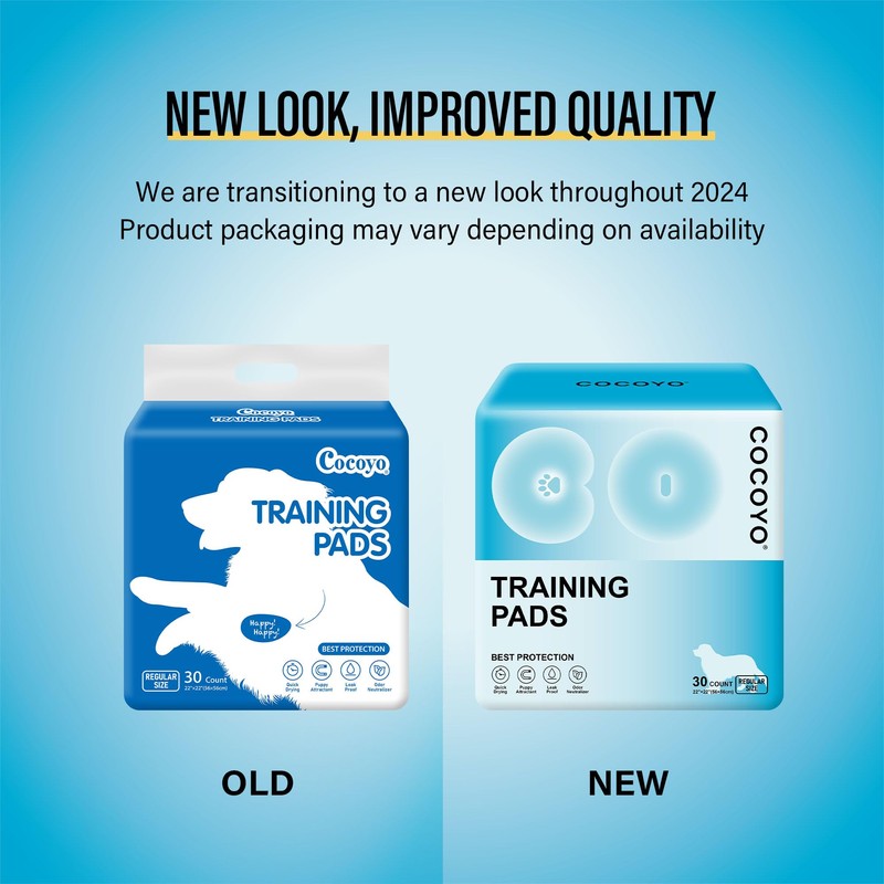 COCOYO Best Value Training Pads 30 Count | Dog Pee