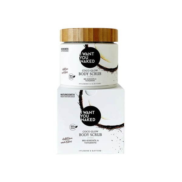 I WANT YOU NAKED Coco Glow Body Scrub, Refill 500
