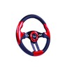 Huskey E-Z-GO Red Steering Wheel Black Brushed Spokes Carbon Fiber