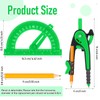 Zonon Student Geometry Math Set Compass and Protractor Set, Drawing