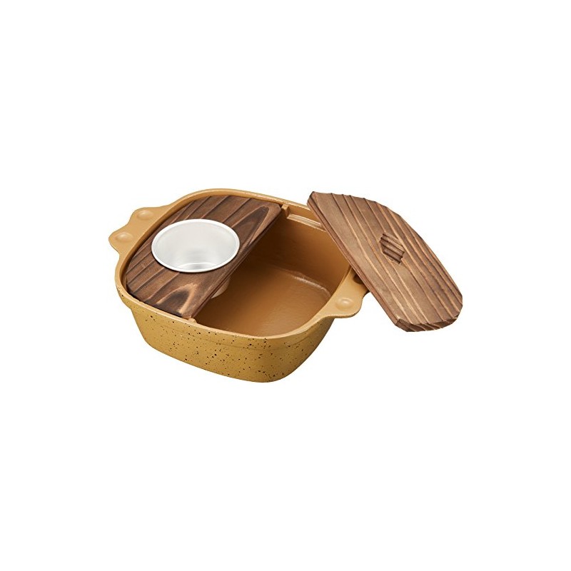 遠藤商事 Aluminum User Violinist Curd Pot 15 cm (Brown 2