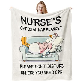 Ebmdsia Nurse Gifts for Women, Nurse Week Appreciation Gifts Blanket