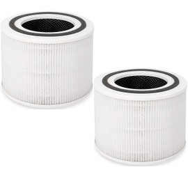 Flintar Core P350-RF H13 True HEPA Replacement Filter, Compatible with LEVOIT Core P350 Pet Care Air Purifier, 3-in-1 H13 True HEPA and Odor Removal Activated Carbon Filter for Pet Family, 2-Pack