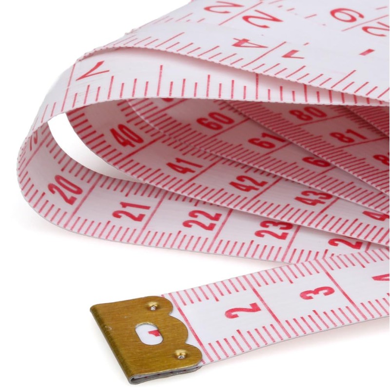 Craft County 79-Inch (200cm) Tape Measure with Weighted Ends –