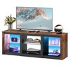 WLIVE LED TV Stand for 65-Inch TV, 58-Inch Entertainment Center
