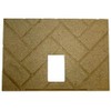 Stove Parts 4 Less Ashley Vermiculite Board with Herringbone Pattern: