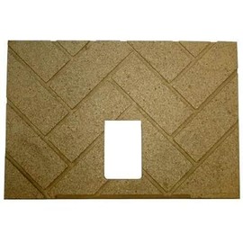 Stove Parts 4 Less Ashley Vermiculite Board with Herringbone Pattern: 891705